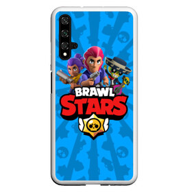 Чехол для Honor 20 с принтом BRAWL STARS в Белгороде, Силикон | Область печати: задняя сторона чехла, без боковых панелей | android | brawl stars | bull | colt | games | mobile game | stars | берли | бо | брок | ворон | джесси | динамайк | дэррил | игры | кольт | леон | мобильные игры | мортис | нита | пайпер | пенни | поко | пэм | рикошет | спайк | тара | фрэн