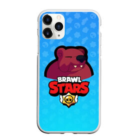 Чехол для iPhone 11 Pro матовый с принтом Bear - BRAWL STARS в Белгороде, Силикон |  | Тематика изображения на принте: bear | brawl | bull | colt | crow | el primo | game | games | leon | moba | online | penny | poco | shelly | spike | star | stars | wanted | брав | бравл | браво | звезда | звезды | игра | игры | моба | онлайн | старс