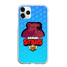 Чехол для iPhone 11 Pro Max матовый с принтом Bear - BRAWL STARS в Белгороде, Силикон |  | Тематика изображения на принте: bear | brawl | bull | colt | crow | el primo | game | games | leon | moba | online | penny | poco | shelly | spike | star | stars | wanted | брав | бравл | браво | звезда | звезды | игра | игры | моба | онлайн | старс