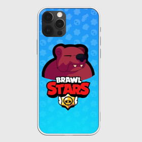 Чехол для iPhone 12 Pro с принтом Bear - BRAWL STARS в Белгороде, силикон | область печати: задняя сторона чехла, без боковых панелей | Тематика изображения на принте: bear | brawl | bull | colt | crow | el primo | game | games | leon | moba | online | penny | poco | shelly | spike | star | stars | wanted | брав | бравл | браво | звезда | звезды | игра | игры | моба | онлайн | старс