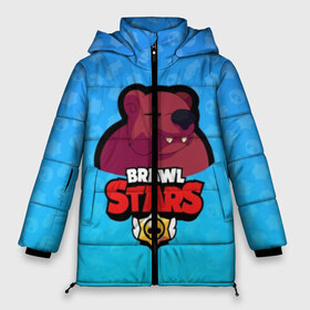 Женская зимняя куртка 3D с принтом Bear - BRAWL STARS в Белгороде, верх — 100% полиэстер; подкладка — 100% полиэстер; утеплитель — 100% полиэстер | длина ниже бедра, силуэт Оверсайз. Есть воротник-стойка, отстегивающийся капюшон и ветрозащитная планка. 

Боковые карманы с листочкой на кнопках и внутренний карман на молнии | bear | brawl | bull | colt | crow | el primo | game | games | leon | moba | online | penny | poco | shelly | spike | star | stars | wanted | брав | бравл | браво | звезда | звезды | игра | игры | моба | онлайн | старс