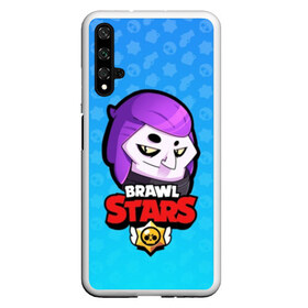 Чехол для Honor 20 с принтом Mortis - BRAWL STARS в Белгороде, Силикон | Область печати: задняя сторона чехла, без боковых панелей | brawl | bull | colt | crow | el primo | game | games | leon | moba | mortis | online | penny | poco | shelly | spike | star | stars | wanted | брав | бравл | браво | звезда | звезды | игра | игры | моба | онлайн | старс