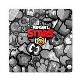 Магнит виниловый Квадрат с принтом BRAWL STARS в Белгороде, полимерный материал с магнитным слоем | размер 9*9 см, закругленные углы | brawl | bull | colt | crow | el primo | game | games | leon | moba | online | penny | poco | shelly | spike | star | stars | wanted | брав | бравл | браво | звезда | звезды | игра | игры | лого | моба | онлайн | старс