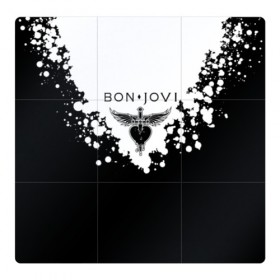 Магнитный плакат 3Х3 с принтом Bon Jovi в Белгороде, Полимерный материал с магнитным слоем | 9 деталей размером 9*9 см | 