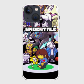 Чехол для iPhone 13 mini с принтом UNDERTALE в Белгороде,  |  | annoying | asriel | chara | dog | frisk | game | games | papyrus | sans | tale | under | undertale | азриэль | андертейл | игра | игры | надоедливая | надоедливые | папирус | санс | собака | собаки | фриск | чара