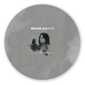 Коврик для мышки круглый с принтом Bon Jovi в Белгороде, резина и полиэстер | круглая форма, изображение наносится на всю лицевую часть | bon jovi | альбом | арена | бон | бон джови | глэм | группа | джови | джон | метал | музыка | надпись | песни | поп | попрок | рок | рокер | смайл | солист | софт | стена | хард | хеви | хевиметал