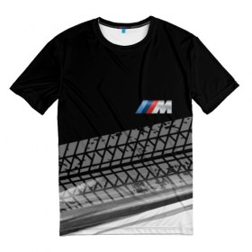 Мужская футболка 3D с принтом BMW в Белгороде, 100% полиэфир | прямой крой, круглый вырез горловины, длина до линии бедер | bmw | авто | автомобиль | бмв | лого | логотип | машина | надпись | текстура