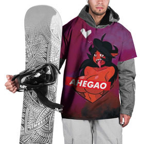 Накидка на куртку 3D с принтом Demon Ahegao в Белгороде, 100% полиэстер |  | ahegao | anime | kawaii | manga | аниме | ахегао | кавай | манга