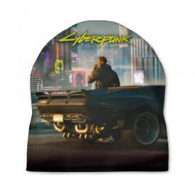 Шапка 3D с принтом CYBERPUNK 2077 в Белгороде, 100% полиэстер | универсальный размер, печать по всей поверхности изделия | 2019 | cd project red | cyberpunk 2077 | future | hack | night city | samurai | sci fi | андроиды | безумие | будущее | киберпанк 2077 | логотип | роботы | самураи | фантастика | цифры