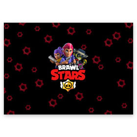 Поздравительная открытка с принтом BRAWL STARS - COLT в Белгороде, 100% бумага | плотность бумаги 280 г/м2, матовая, на обратной стороне линовка и место для марки
 | android | brawl stars | bull | colt | games | mobile game | stars | берли | бо | брок | ворон | джесси | динамайк | дэррил | игры | кольт | леон | мобильные игры | мортис | нита | пайпер | пенни | поко | пэм | рикошет | спайк | тара | фрэн