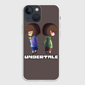 Чехол для iPhone 13 mini с принтом Undertale в Белгороде,  |  | animation | chara | comic | dub | flowey | frisk | megalovania | papyrus | sans | undertale comic dub | андертейл | папирус | подземная | санс | сказка