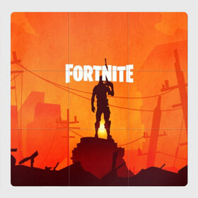 Магнитный плакат 3Х3 с принтом Fortnite. в Белгороде, Полимерный материал с магнитным слоем | 9 деталей размером 9*9 см | 3d | fortnite | абстракция | дизайн | закат | игра | искусство | минимализм | надпись | оружие | природа | силуэт | текстура