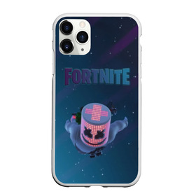 Чехол для iPhone 11 Pro Max матовый с принтом Fortnite x Marshmello (Smail) в Белгороде, Силикон |  | Тематика изображения на принте: 3d | fortnite | marshmello | smail | абстракция | дизайн | звезды | игра | искусство | космос | маршмеллоу | надпись | смайл | стиль | текстура | эмблема