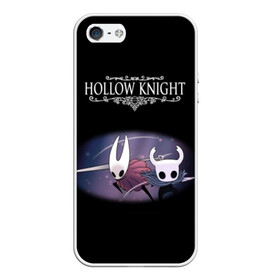 Чехол для iPhone 5/5S матовый с принтом Hollow Knight в Белгороде, Силикон | Область печати: задняя сторона чехла, без боковых панелей | 3d | hollow knight | игра | полый рыцарь | холлоу найт