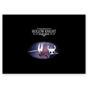 Поздравительная открытка с принтом Hollow Knight. в Белгороде, 100% бумага | плотность бумаги 280 г/м2, матовая, на обратной стороне линовка и место для марки
 | Тематика изображения на принте: 3d | hollow knight | игра | полый рыцарь | холлоу найт
