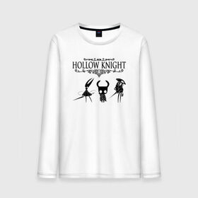 Мужской лонгслив хлопок с принтом HOLLOW KNIGHT в Белгороде, 100% хлопок |  | game | gamer | hollow knight | logo | team cherry | игры | логотип | первонаж | рыцарь