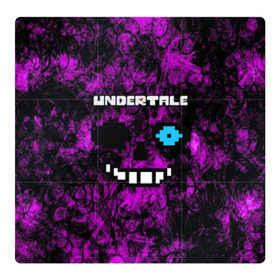 Магнитный плакат 3Х3 с принтом Undertale Sans. в Белгороде, Полимерный материал с магнитным слоем | 9 деталей размером 9*9 см | 3d | pixel | sans | undertale | абстракция | андертейл | без глаз | игра | надпись | пиксель | пикселя | подземная история | текстура