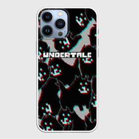 Чехол для iPhone 13 Pro Max с принтом Undertale (Надоедливый пёс). в Белгороде,  |  | 3d | glitch | pixel | undertale | андертейл | без глаз | глитч | игра | надоедливая собака | надоедливый пес | надпись | пиксель | пикселя | подземная история | текстура