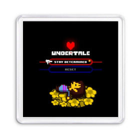 Магнит 55*55 с принтом Undertale. в Белгороде, Пластик | Размер: 65*65 мм; Размер печати: 55*55 мм | Тематика изображения на принте: 3d | pixel | undertale | абстракция | андертейл | геометрия | игра | надпись | пиксель | пикселя | подземная история | сердце | текстура