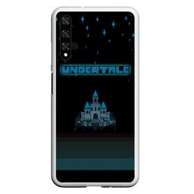 Чехол для Honor 20 с принтом Undertale (Замок) в Белгороде, Силикон | Область печати: задняя сторона чехла, без боковых панелей | 3d | pixel | undertale | абстракция | андертейл | волшебный | волшебство | геометрия | замок | звезды | игра | надпись | пиксель | пикселя | подземная история | текстура