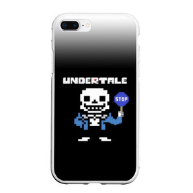 Чехол для iPhone 7Plus/8 Plus матовый с принтом Undertale STOP в Белгороде, Силикон | Область печати: задняя сторона чехла, без боковых панелей | 3d | pixel | sans | stop | undertale | абстракция | алфавит | андертейл | буквы | геометрия | знак | игра | надпись | пиксель | пикселя | подземная история | текстура