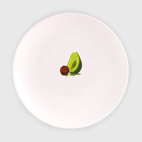 Тарелка 3D с принтом Avocado R.I.P. в Белгороде, фарфор | диаметр - 210 мм
диаметр для нанесения принта - 120 мм | авокадо | арт | веган | вегетарианец | вкусняшка | еда | жиры | зеленый | зож | косточка | милый | овощи | пп | фрукты | юмор