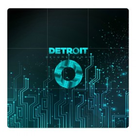 Магнитный плакат 3Х3 с принтом Detroit: Вecome Human в Белгороде, Полимерный материал с магнитным слоем | 9 деталей размером 9*9 см | 3d | cтать человеком | detroit city | detroit: вecome human | игра | интерактивная | квест | кинематограф | приключения | франция