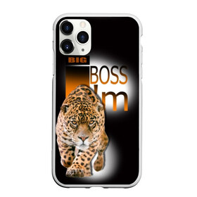 Чехол для iPhone 11 Pro Max матовый с принтом Я Босс Im big boss в Белгороде, Силикон |  | big boss | кружка с леопардом
купить | купить футболку boss | купить футболку босс | подарок начальнику | стильная футболка | футболка с леопардом купить | я босс | я начальник