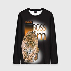 Мужской лонгслив 3D с принтом Я Босс Im big boss в Белгороде, 100% полиэстер | длинные рукава, круглый вырез горловины, полуприлегающий силуэт | Тематика изображения на принте: big boss | кружка с леопардом
купить | купить футболку boss | купить футболку босс | подарок начальнику | стильная футболка | футболка с леопардом купить | я босс | я начальник