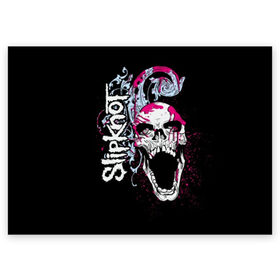 Поздравительная открытка с принтом Slipknot в Белгороде, 100% бумага | плотность бумаги 280 г/м2, матовая, на обратной стороне линовка и место для марки
 | band | corey taylor | jim root | metal | mick thomson | music | official | альтернативный | глэм | готик | гранж | метал | музыка | пост | рок | хард