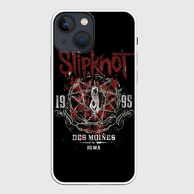 Чехол для iPhone 13 mini с принтом Slipknot в Белгороде,  |  | band | corey taylor | jim root | metal | mick thomson | music | official | альтернативный | глэм | готик | гранж | метал | музыка | пост | рок | слипкнот | хард