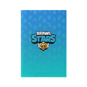 Обложка для паспорта матовая кожа с принтом Brawl Stars. в Белгороде, натуральная матовая кожа | размер 19,3 х 13,7 см; прозрачные пластиковые крепления | Тематика изображения на принте: 3d | blue | brawl stars | moba | pattern | абстракция | бравл старс | геометрия | жанр | игра | лого | логотип | надпись | паттерн | синий | текстура