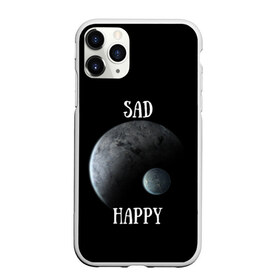 Чехол для iPhone 11 Pro матовый с принтом Sad Happy в Белгороде, Силикон |  | Тематика изображения на принте: jesus | rap | грустный | джизус | джизус возрождение | джизус рэпер | джизус ты ювелир | мерч | музыка | реп | рэп | счастливый