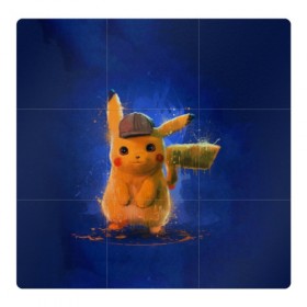 Магнитный плакат 3Х3 с принтом Pikachu Pika Pika в Белгороде, Полимерный материал с магнитным слоем | 9 деталей размером 9*9 см | pika | pikachu | аниме | детская | детям | игры | молния | мышка | мышь | пика | пикачу | покемон | покемоны