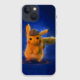 Чехол для iPhone 13 mini с принтом Pikachu Pika Pika в Белгороде,  |  | pika | pikachu | аниме | детская | детям | игры | молния | мышка | мышь | пика | пикачу | покемон | покемоны