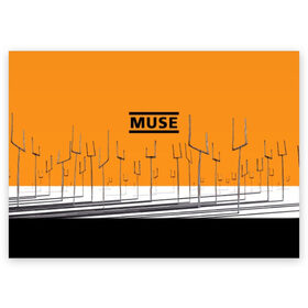 Поздравительная открытка с принтом Muse в Белгороде, 100% бумага | плотность бумаги 280 г/м2, матовая, на обратной стороне линовка и место для марки
 | muse | альтернативный | группа | доминик ховард | крис уолстенхолм | мосе | моус | моусе | муза | музе | музык | мусе | мьюз | мэттью беллами | прогрессивный | рок | симфонический | спейс | спейсрок
