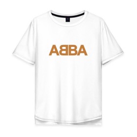 Мужская футболка хлопок Oversize с принтом ABBA в Белгороде, 100% хлопок | свободный крой, круглый ворот, “спинка” длиннее передней части | абба | агнета | анни фрид | брур | бьорн | коллектив | музыка | швеция