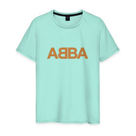 Мужская футболка хлопок с принтом ABBA в Белгороде, 100% хлопок | прямой крой, круглый вырез горловины, длина до линии бедер, слегка спущенное плечо. | Тематика изображения на принте: абба | агнета | анни фрид | брур | бьорн | коллектив | музыка | швеция