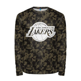 Мужской лонгслив 3D с принтом Los Angeles Lakers Camo в Белгороде, 100% полиэстер | длинные рукава, круглый вырез горловины, полуприлегающий силуэт | camo | lakers | los angeles lakers | nba | баскетбол | камуфляж | лос анджелес лейкерс | нба | спорт | хаки