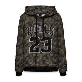 Мужская толстовка 3D с принтом Chicago Bulls 23 Camo в Белгороде, 100% полиэстер | двухслойный капюшон со шнурком для регулировки, мягкие манжеты на рукавах и по низу толстовки, спереди карман-кенгуру с мягким внутренним слоем. | Тематика изображения на принте: bulls | camo | chicago | chicago bulls | nba | баскетбол | буллз | камуфляж | нба | спорт | хаки | чикаго | чикаго буллз