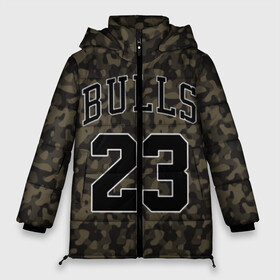 Женская зимняя куртка 3D с принтом Chicago Bulls 23 Camo в Белгороде, верх — 100% полиэстер; подкладка — 100% полиэстер; утеплитель — 100% полиэстер | длина ниже бедра, силуэт Оверсайз. Есть воротник-стойка, отстегивающийся капюшон и ветрозащитная планка. 

Боковые карманы с листочкой на кнопках и внутренний карман на молнии | bulls | camo | chicago | chicago bulls | nba | баскетбол | буллз | камуфляж | нба | спорт | хаки | чикаго | чикаго буллз