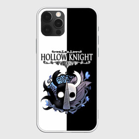 Чехол для iPhone 12 Pro с принтом Hollow Knight (Black & White) в Белгороде, силикон | область печати: задняя сторона чехла, без боковых панелей | Тематика изображения на принте: game | hollow knight | hollow knight godmaster | hollow knight map | hollow knight ps4 | silksong | белый | зот могучий | игра | карта | королевство | метроидвания | полый король | приключения букашек | халлоунест | холлоу кнайт | черный