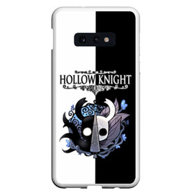 Чехол для Samsung S10E с принтом Hollow Knight (Black & White) в Белгороде, Силикон | Область печати: задняя сторона чехла, без боковых панелей | game | hollow knight | hollow knight godmaster | hollow knight map | hollow knight ps4 | silksong | белый | зот могучий | игра | карта | королевство | метроидвания | полый король | приключения букашек | халлоунест | холлоу кнайт | черный