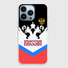 Чехол для iPhone 13 Pro с принтом HOCKEY RUSSIA в Белгороде,  |  | hockey | russia | sport | герб | надписи | россия | сборная хоккея | символика | спорт | спортсмен | триколор | форма | хоккей | чемпионат | я русский