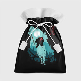 Подарочный 3D мешок с принтом Princess Mononoke в Белгороде, 100% полиэстер | Размер: 29*39 см | Тематика изображения на принте: anime | ghibli | hayao miyazaki | hime | meme | miyazaki | mononoke | music | princess | studio ghibli | tokyo | иероглиф | манга | стиль | фентези
