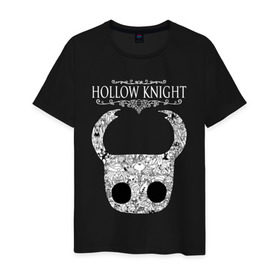 Мужская футболка хлопок с принтом Маска Hollow Knight в Белгороде, 100% хлопок | прямой крой, круглый вырез горловины, длина до линии бедер, слегка спущенное плечо. | game | hollow knight | hollow knight godmaster | hollow knight map | hollow knight ps4 | mask | silksong | зот могучий | игра | карта | королевство | маска | метроидвания | полый король | приключения букашек | халлоунест | холлоу кнайт | эмилити