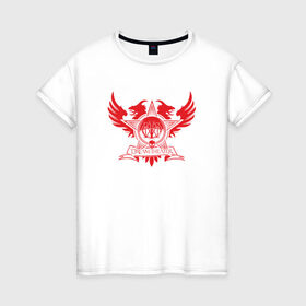 Женская футболка хлопок с принтом Dream Theater в Белгороде, 100% хлопок | прямой крой, круглый вырез горловины, длина до линии бедер, слегка спущенное плечо | 