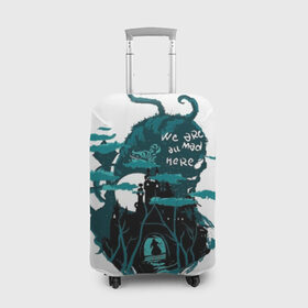 Чехол для чемодана 3D с принтом Хранители Леса в Белгороде, 86% полиэфир, 14% спандекс | двустороннее нанесение принта, прорези для ручек и колес | anime | blitz | no kamikakushi | sen to chihiro | spirited away | wot | аниме | зормания | кино | мультфильм | тихиро | унесенные призраками | фентези | хаяо миядзаки