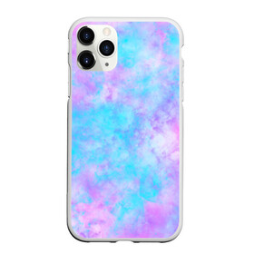 Чехол для iPhone 11 Pro матовый с принтом Мрамор Tie Dye в Белгороде, Силикон |  | Тематика изображения на принте: tie dye | летняя футболка | розовый | синий | тай дай | фиолетовый | яркая футболка