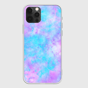 Чехол для iPhone 12 Pro с принтом Мрамор Tie Dye в Белгороде, силикон | область печати: задняя сторона чехла, без боковых панелей | Тематика изображения на принте: tie dye | летняя футболка | розовый | синий | тай дай | фиолетовый | яркая футболка